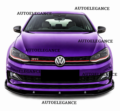 💫ART.1090 SPLITTER NERO LUCIDO - VW LOOK STANDARD EVO POLO AW1 2017+💫