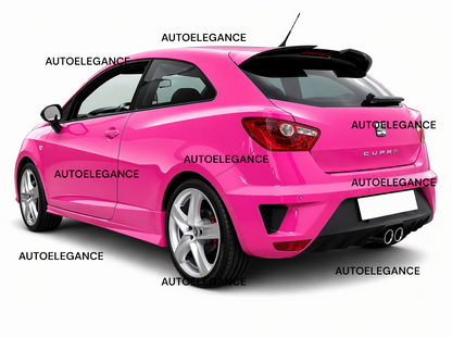 💫ART.1585 Spoiler posteriore per Seat Ibiza 6J 3 porte, look Cupra Nero Lucido💫