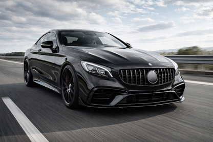 😍ART.6403 Griglia  PANAMERICANA GT LOOK ALL Black Adatta Per Mercedes C217 😍