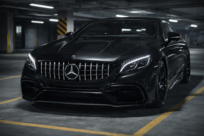 😍ART.6405 Griglia  PANAMERICANA GT LOOK ALL Black Adatta Per Mercedes C217 😍