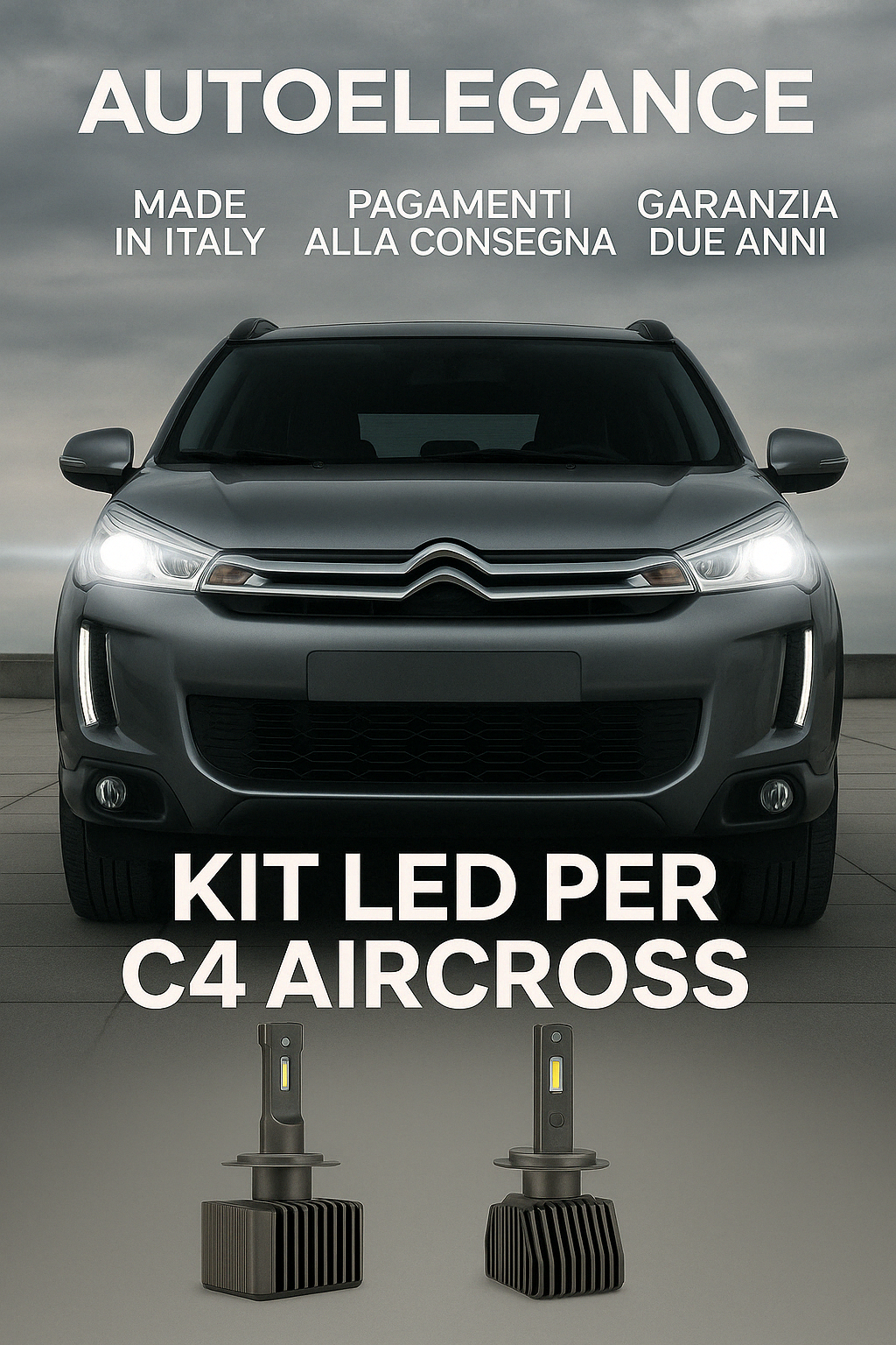 💖 KIT LED D1S 6000K Anabbaglianti per Citroën C4 Aircross | Bianco CANBUS 💖