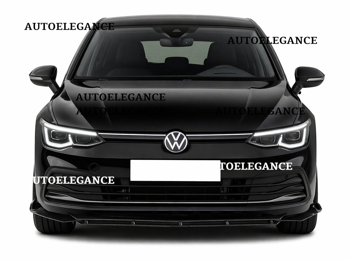 💫SPLITTER ANTERIORE LOOK RS NERO LUCIDO PER VW GOLF 8 💫