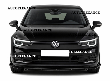 💫SPLITTER ANTERIORE LOOK RS NERO LUCIDO PER VW GOLF 8 💫