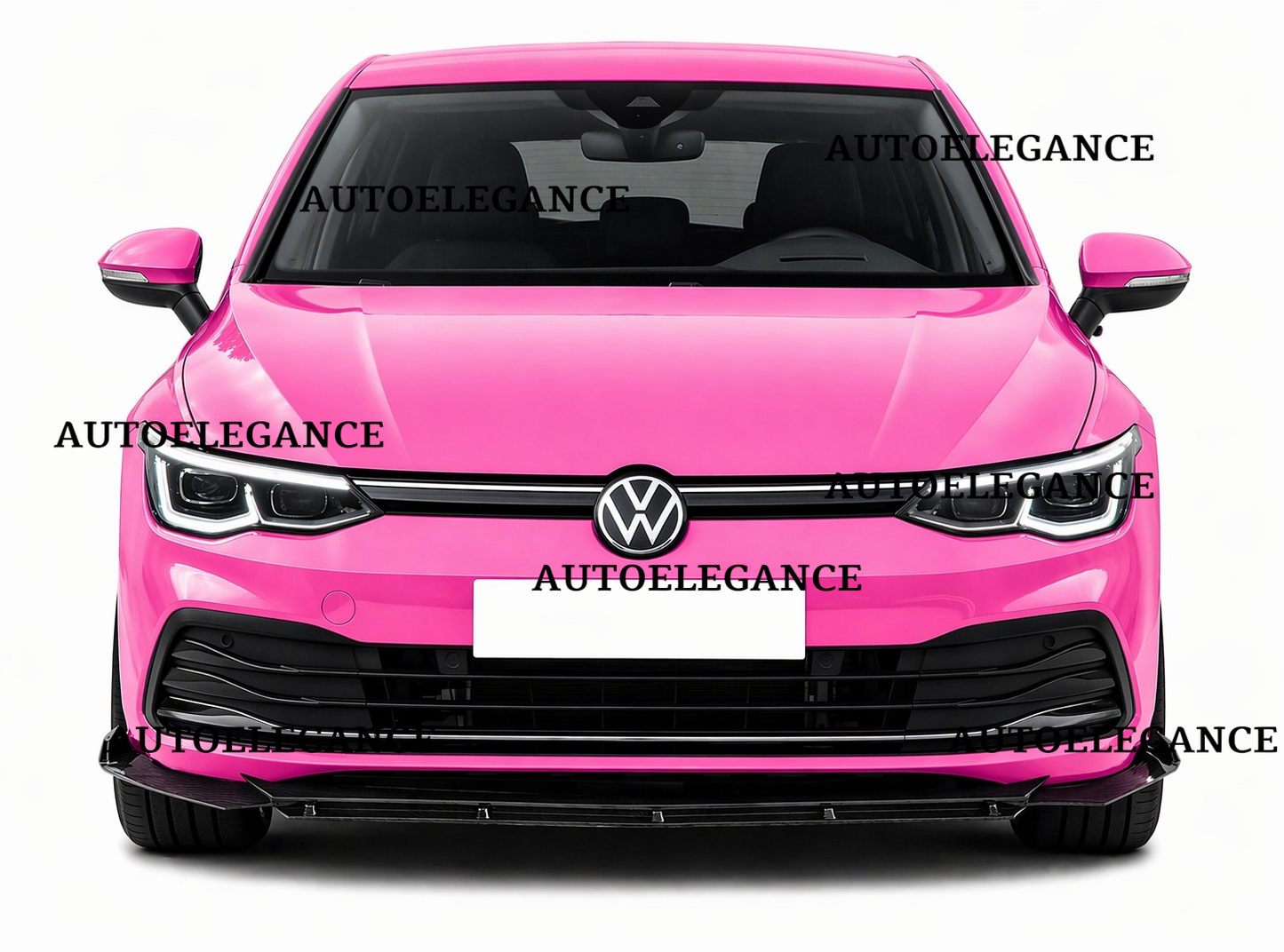 💫SPLITTER ANTERIORE LOOK RS NERO LUCIDO PER VW GOLF 8 💫