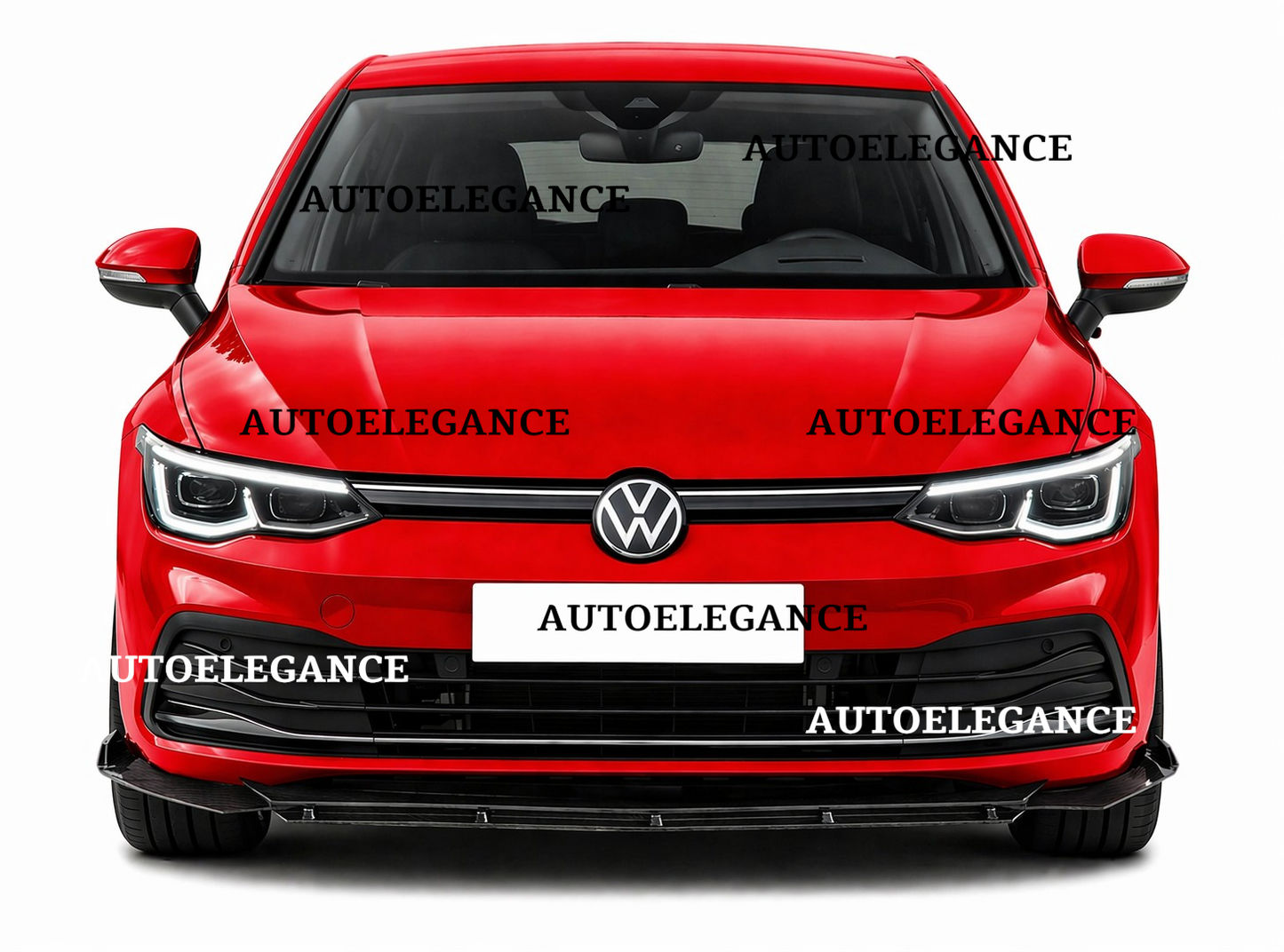 💫SPLITTER ANTERIORE LOOK RS NERO LUCIDO PER VW GOLF 8 💫