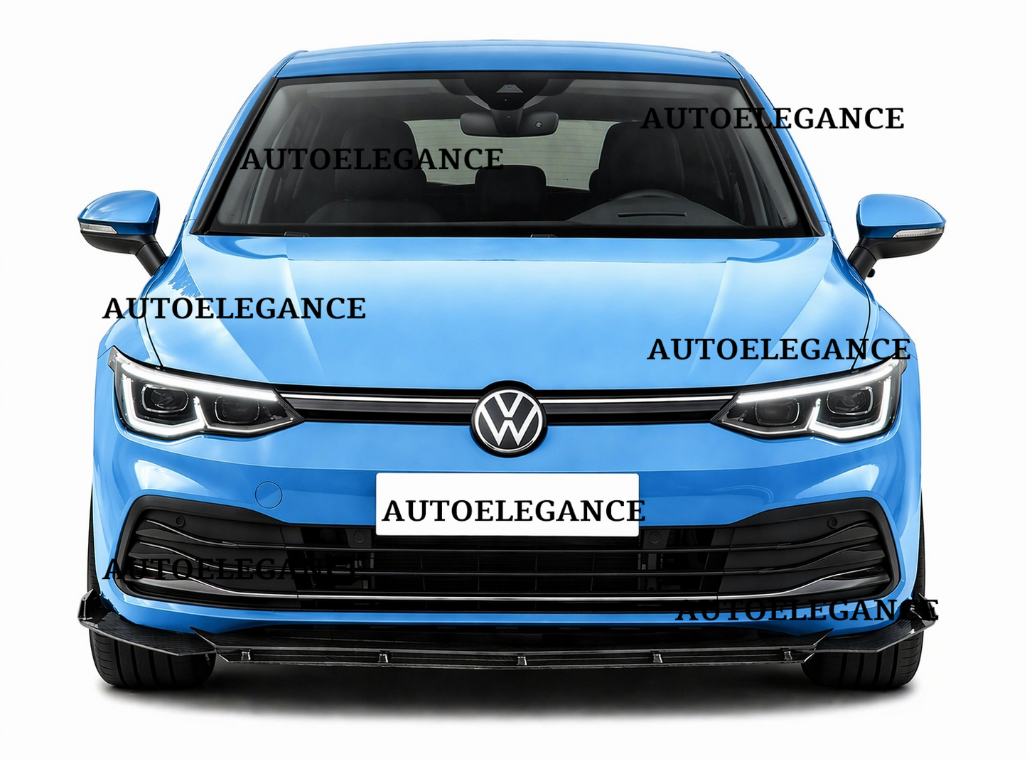 💫SPLITTER ANTERIORE LOOK RS NERO LUCIDO PER VW GOLF 8 💫