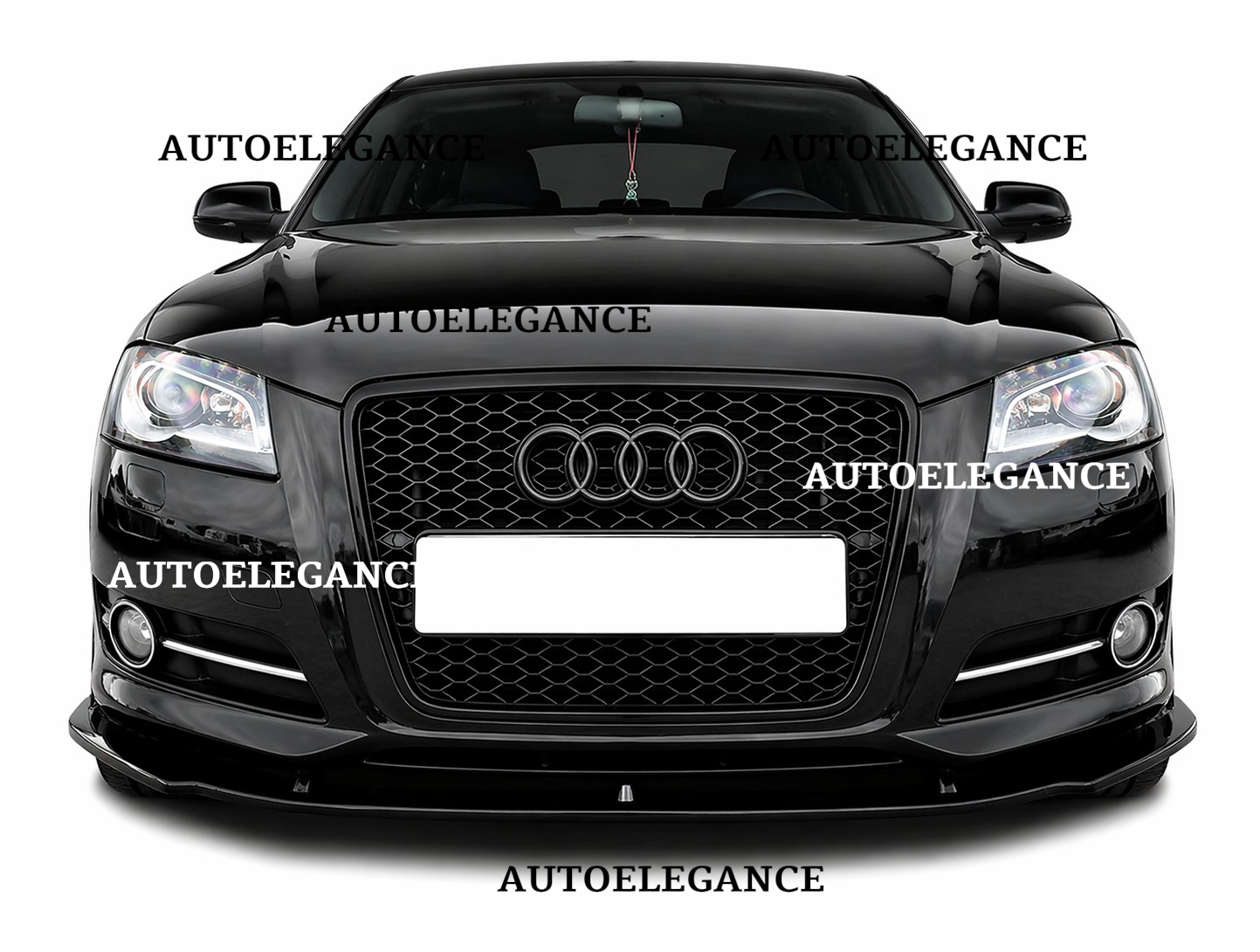 💫Splitter Anteriore Nero Lucido Per Audi A3 8P S-Line Facelift 2008-2013💫