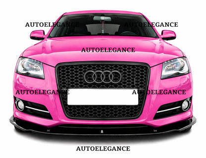 💫Splitter Anteriore Nero Lucido Per Audi A3 8P S-Line Facelift 2008-2013💫