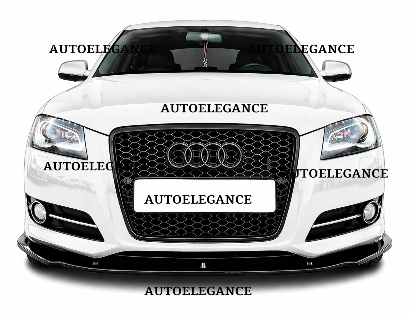 💫Splitter Anteriore Nero Lucido Per Audi A3 8P S-Line Facelift 2008-2013💫