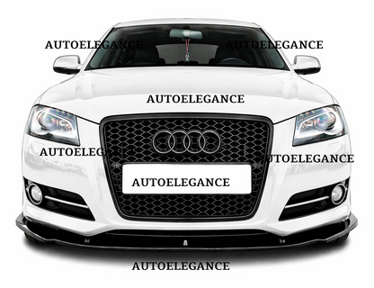 💫Splitter Anteriore Nero Lucido Per Audi A3 8P S-Line Facelift 2008-2013💫