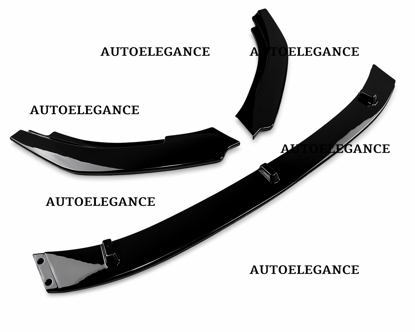 💫Splitter Anteriore Nero Lucido Per Audi A3 8P S-Line Facelift 2008-2013💫