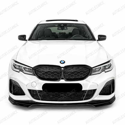 💫Splitter Nero Lucido Stile M Performance per BMW Serie 3 G20 G21 2019-2022💫