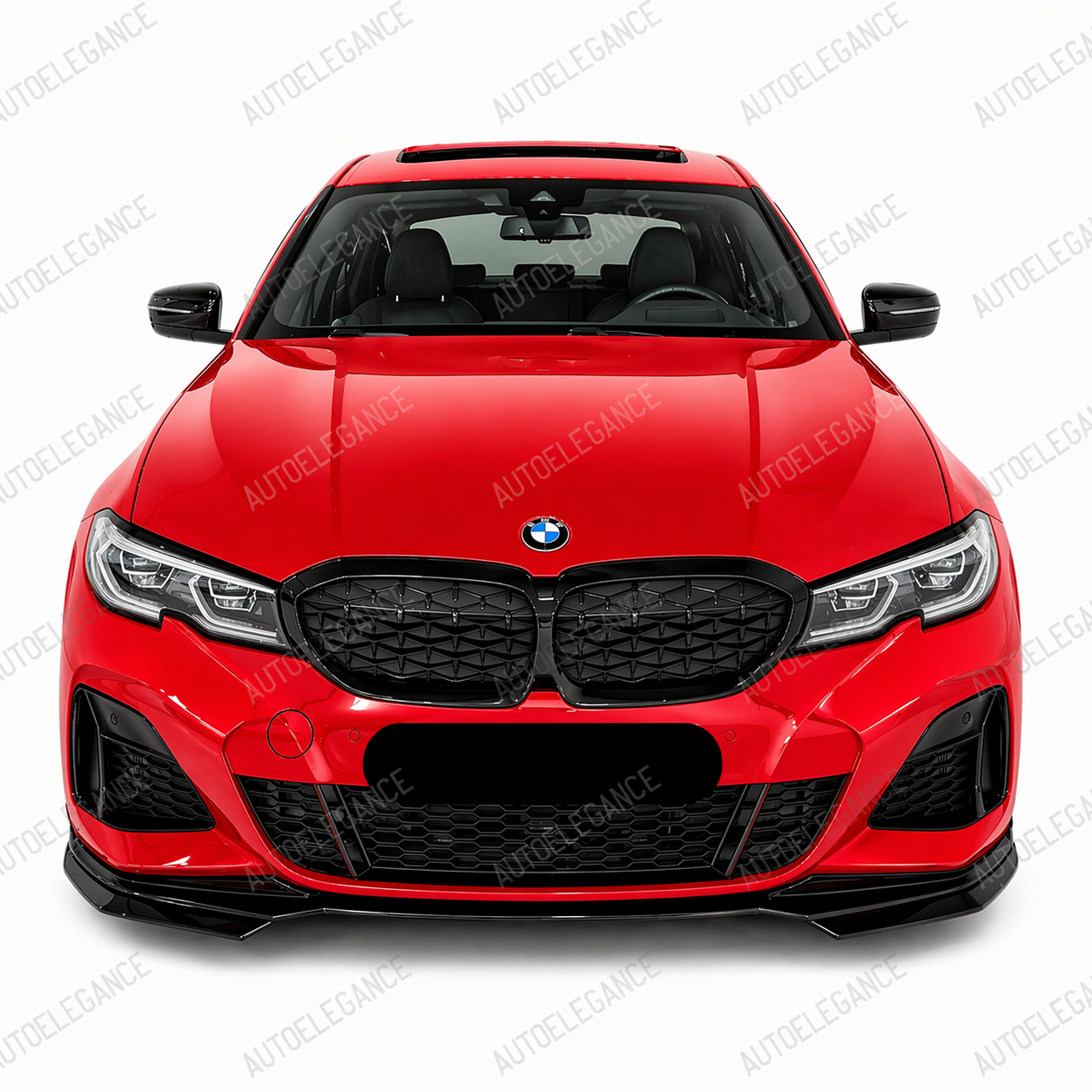 💫Splitter Nero Lucido Stile M Performance per BMW Serie 3 G20 G21 2019-2022💫
