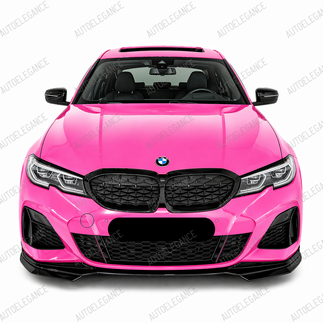 💫Splitter Nero Lucido Stile M Performance per BMW Serie 3 G20 G21 2019-2022💫