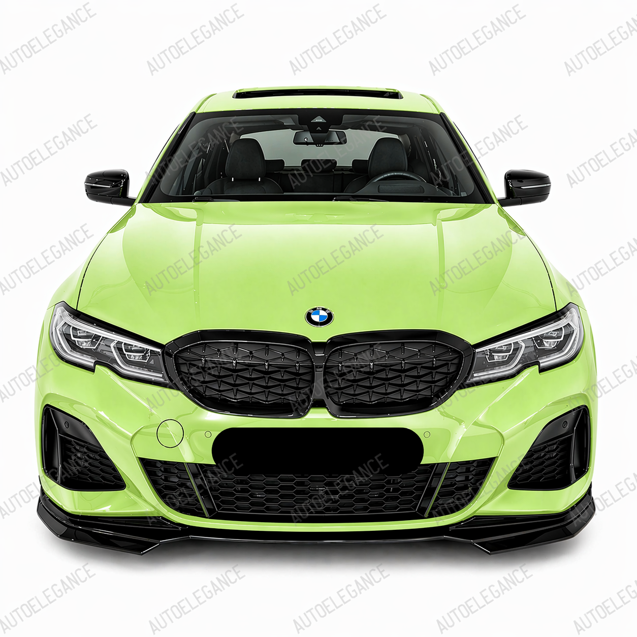 💫Splitter Nero Lucido Stile M Performance per BMW Serie 3 G20 G21 2019-2022💫