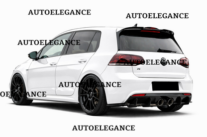 💫ART.9574 Diffusore Nero Opaco ABS per Golf 6 R 2008-2012💫