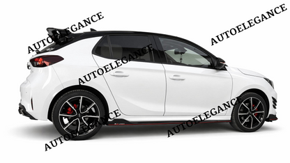 💫ART.0651 SPOILER TETTO PER OPEL CORSA F 2019+ NERO LUCIDO💫