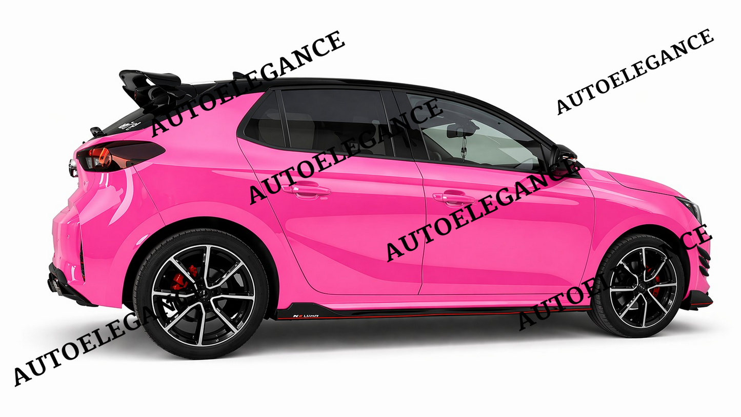💫ART.0651 SPOILER TETTO PER OPEL CORSA F 2019+ NERO LUCIDO💫