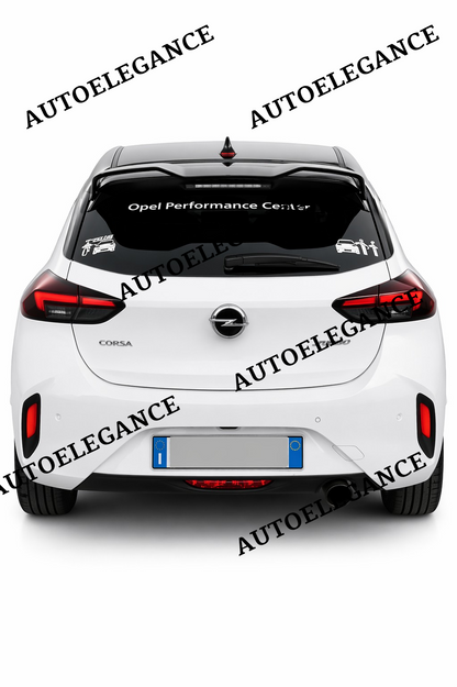 💫ART.0651 SPOILER TETTO PER OPEL CORSA F 2019+ NERO LUCIDO💫
