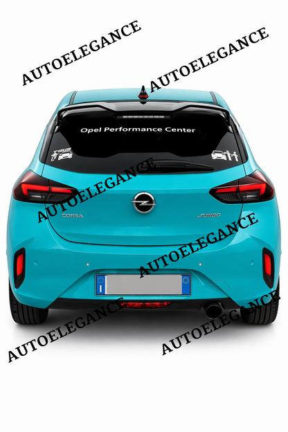 💫ART.0651 SPOILER TETTO PER OPEL CORSA F 2019+ NERO LUCIDO💫