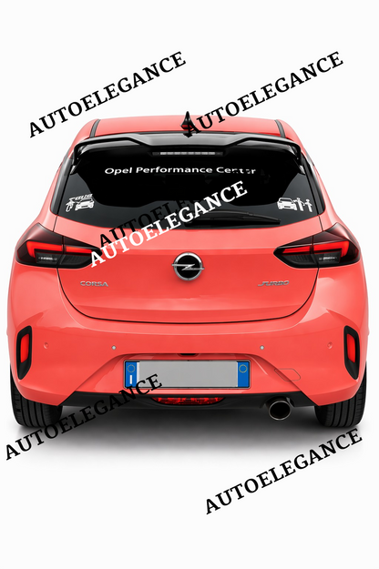 💫ART.0651 SPOILER TETTO PER OPEL CORSA F 2019+ NERO LUCIDO💫
