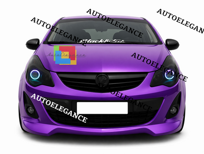 💫SPLITTER ANTERIORE NERO PER OPEL CORSA D RESTYLING OPC LOOK💫