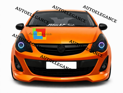 💫SPLITTER ANTERIORE NERO PER OPEL CORSA D RESTYLING OPC LOOK💫