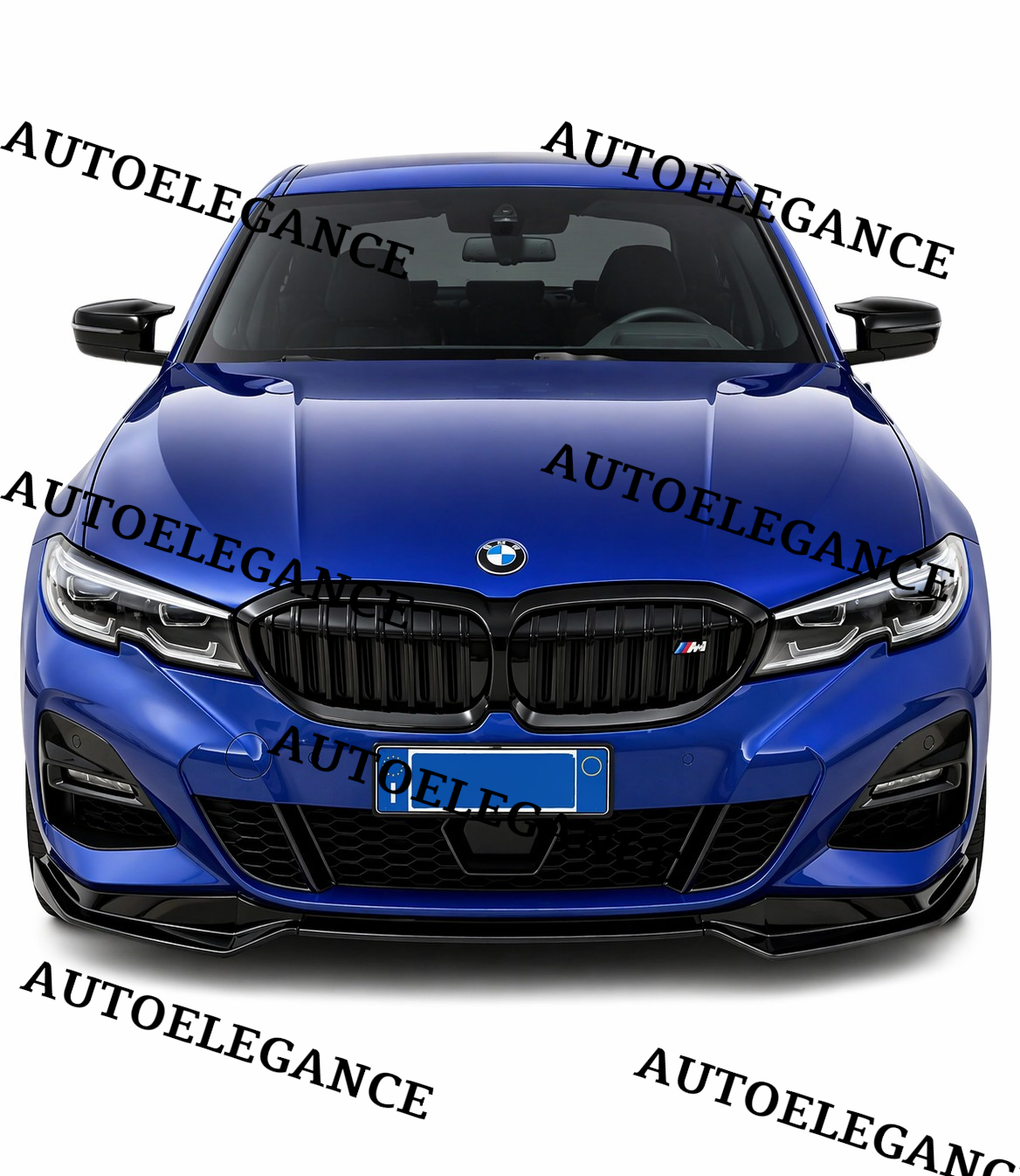 💫ART. 0465 SPLITTER M SPORT  NERO LUCIDO ABS PER BMW SERIE 3 G20💫