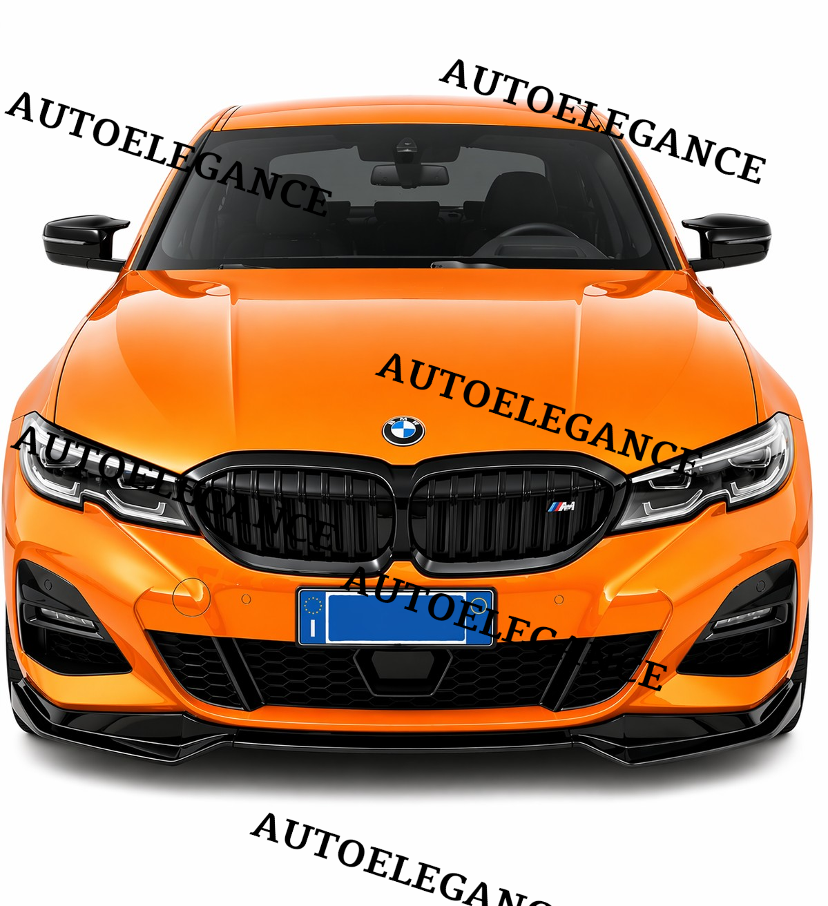 💫ART. 0465 SPLITTER M SPORT  NERO LUCIDO ABS PER BMW SERIE 3 G20💫