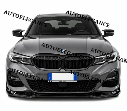 💫ART. 0465 SPLITTER M SPORT  NERO LUCIDO ABS PER BMW SERIE 3 G20💫