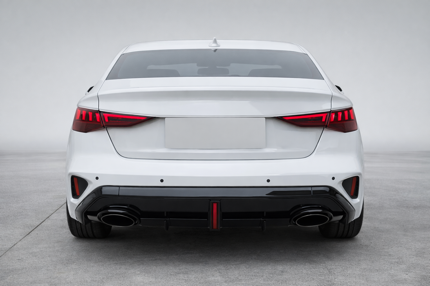 💫ART.8236 Diffusore Posteriore RS3 S-Line per Audi A3 Hatchback Sedan 2024+💫