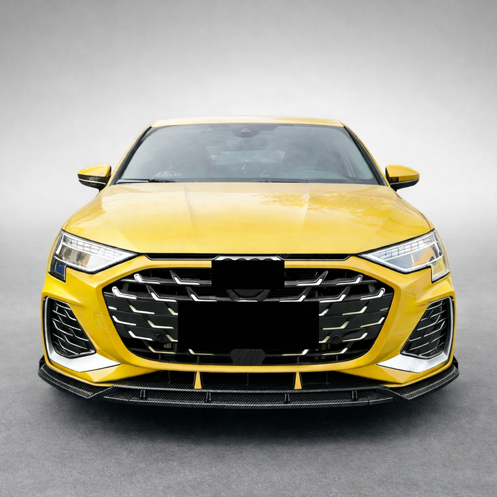 💫ART.8251 Splitter Posteriore per Audi A3 S-Line / S3 8Y Facelift 2024-2025 Carbonio💫