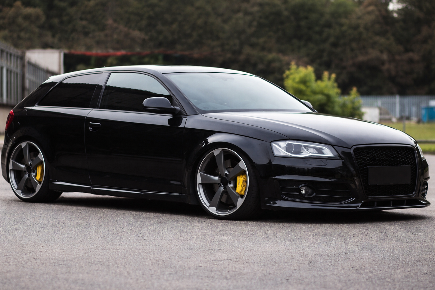 💫ART.8266 Copri Fari Trasparente Sinistro/Destro per Audi A3 8P S-line S3 RS3 2008+💫
