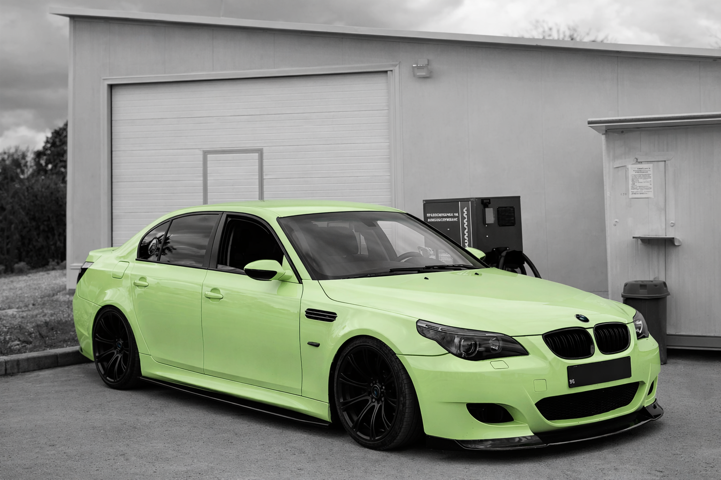 💫 Sotto minigonne per BMW Serie 5 E60 E61 M Sport 2005-2010 Nero Lucido💫