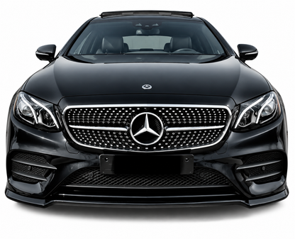 💕 Splitter Anteriore Adatto per Mercedes C238 ABS Nero Lucido V1 💕