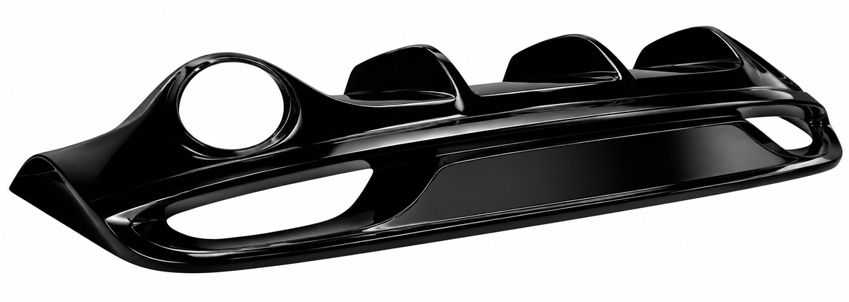 💕 Diffusore Posteriore Adatto per Alfa Romeo MiTo 08+ DAM Nero Lucido 💕