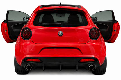 💕 Diffusore Posteriore Adatto per Alfa Romeo MiTo 08+ DAM Nero Lucido 💕