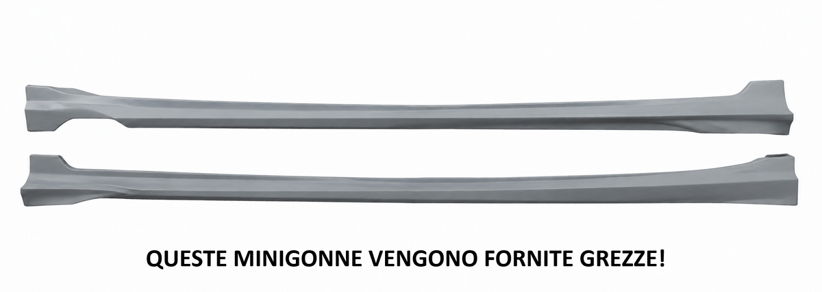 💕GONNE LATERALI FORD TRANSIT CUSTOM 13-23 RS LWB PER PASSO CORTO LUNGHEZZA 213 CM💕
