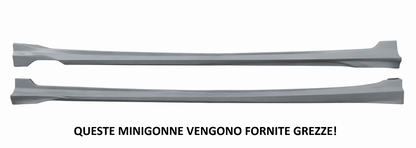 💕GONNE LATERALI FORD TRANSIT CUSTOM 13-23 RS LWB PER PASSO CORTO LUNGHEZZA 213 CM💕