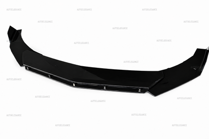 💫ART.9960 SPLITTER ANTERIORE NERO LUCIDO PER FORD FIESTA MK6 RS DESIGN 3P💫