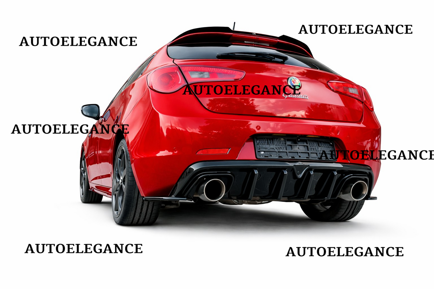 💫ART. 1954 FLAPS POSTERIORE ADATTO PER A.ROMEO GIULIETTA NERO LUCIDO💫