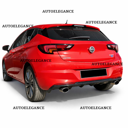 💫DIFFUSORE POSTERIORE ASTRA K 2015-2021 LOOK RIEGER NERO LUCIDO💫