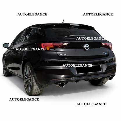 💫DIFFUSORE POSTERIORE ASTRA K 2015-2021 LOOK RIEGER NERO LUCIDO💫