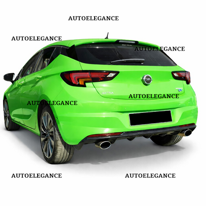 💫DIFFUSORE POSTERIORE ASTRA K 2015-2021 LOOK RIEGER NERO LUCIDO💫