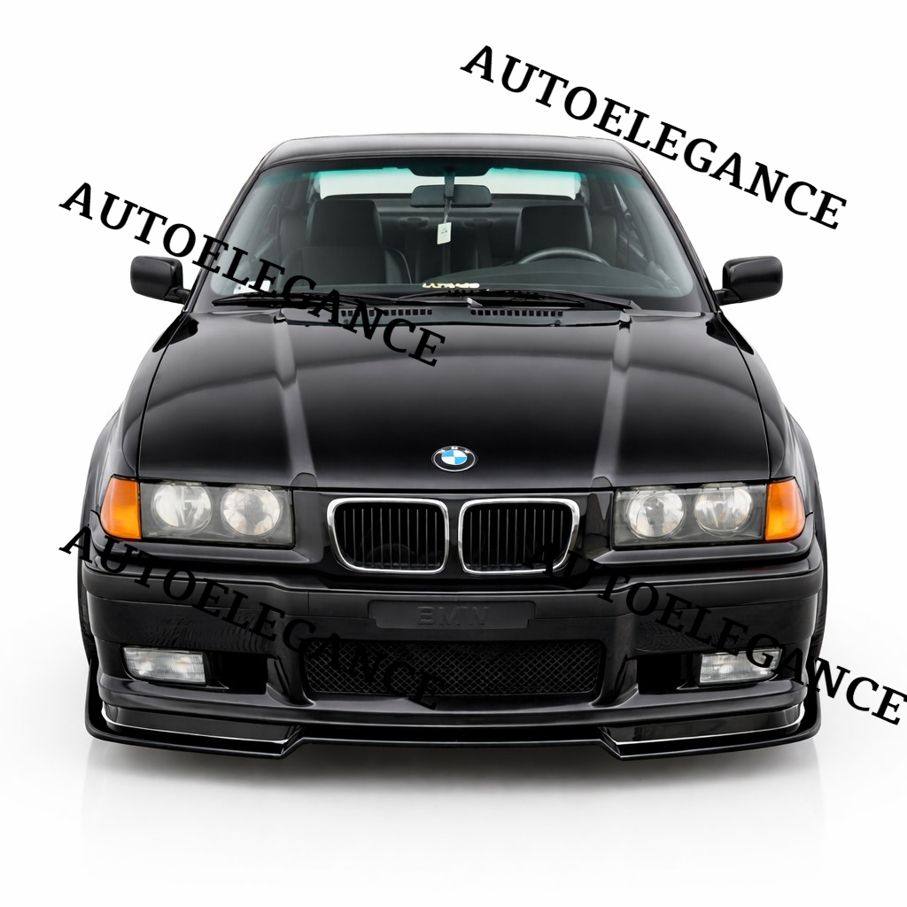💫ART.9584 SPLITTER STILE M3 GTR PER BMW E36 1990+ NERO LUCIDO💫