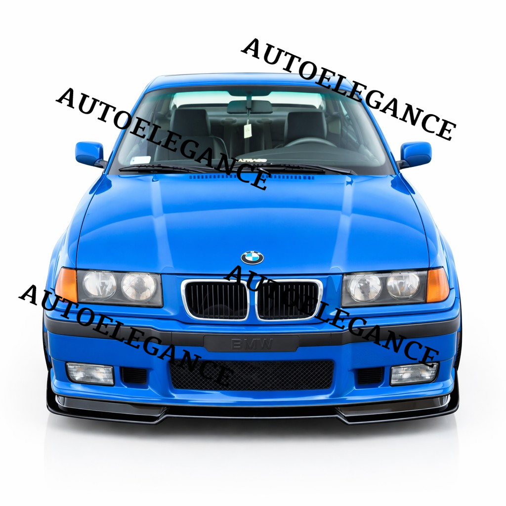 💫ART.9584 SPLITTER STILE M3 GTR PER BMW E36 1990+ NERO LUCIDO💫