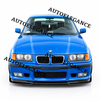 💫ART.9584 SPLITTER STILE M3 GTR PER BMW E36 1990+ NERO LUCIDO💫