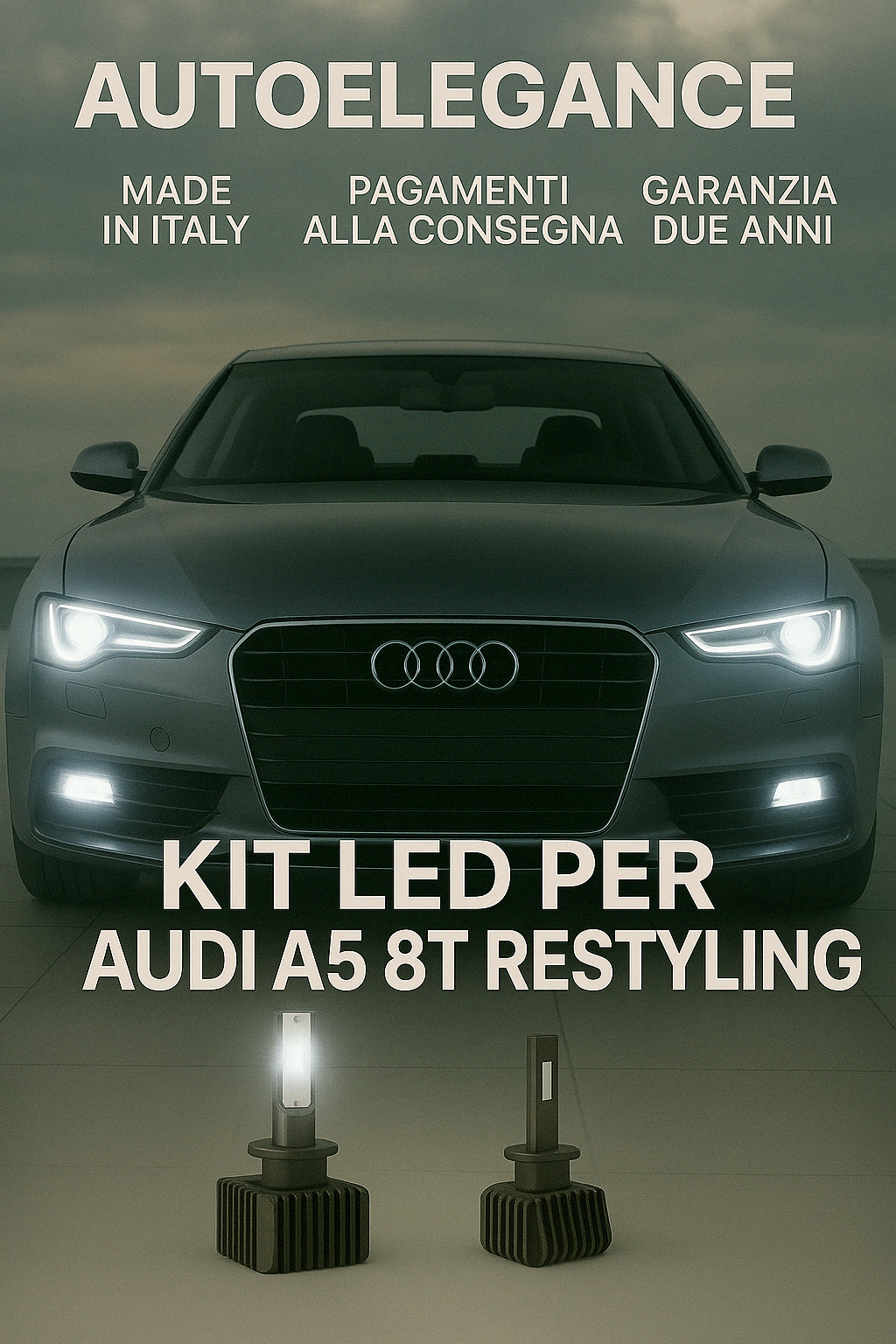 🔥KIT LED D3S 6000K Anabbaglianti per Audi A5 8T Restyling | Bianco CANBUS🔥