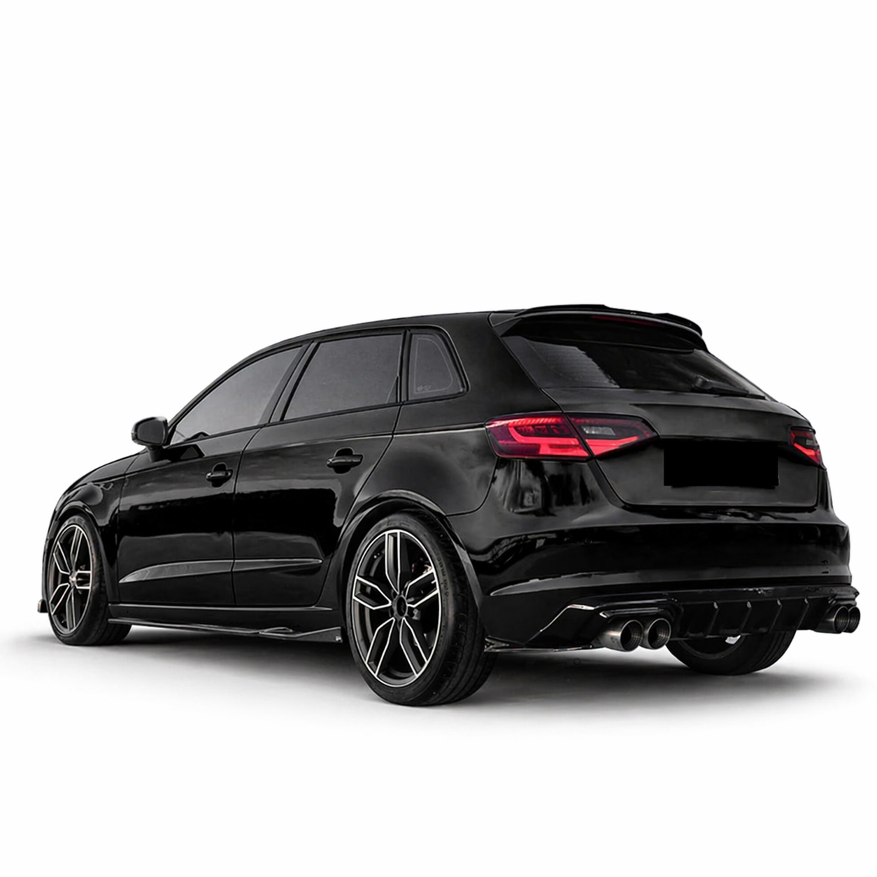 💫ART.9618 Spoiler Posteriore Nero Lucido - AUDI A3 8V Sportback 2013-2016 💫