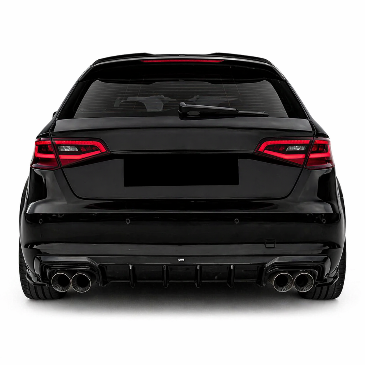 💫ART.9620 Diffusore Nero Lucido per AUDI A3 8V Sportback 2013-2016💫